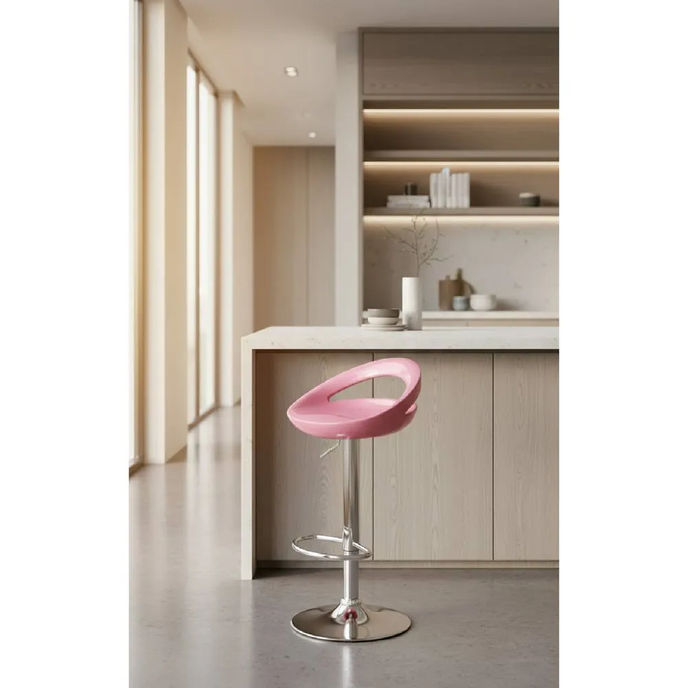 netfurniture Craysone Pink Breakfast Kitchen Bar Stool 3
