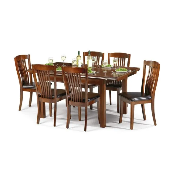 Canterbury Set of 2 Dining Chairs, Faux Leather 4