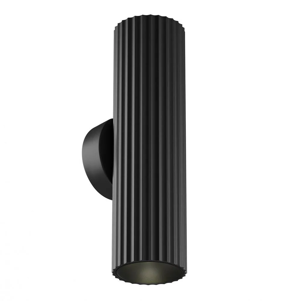 Netlighting Calipso Up & Down Wall Lamp Black 2xGU10