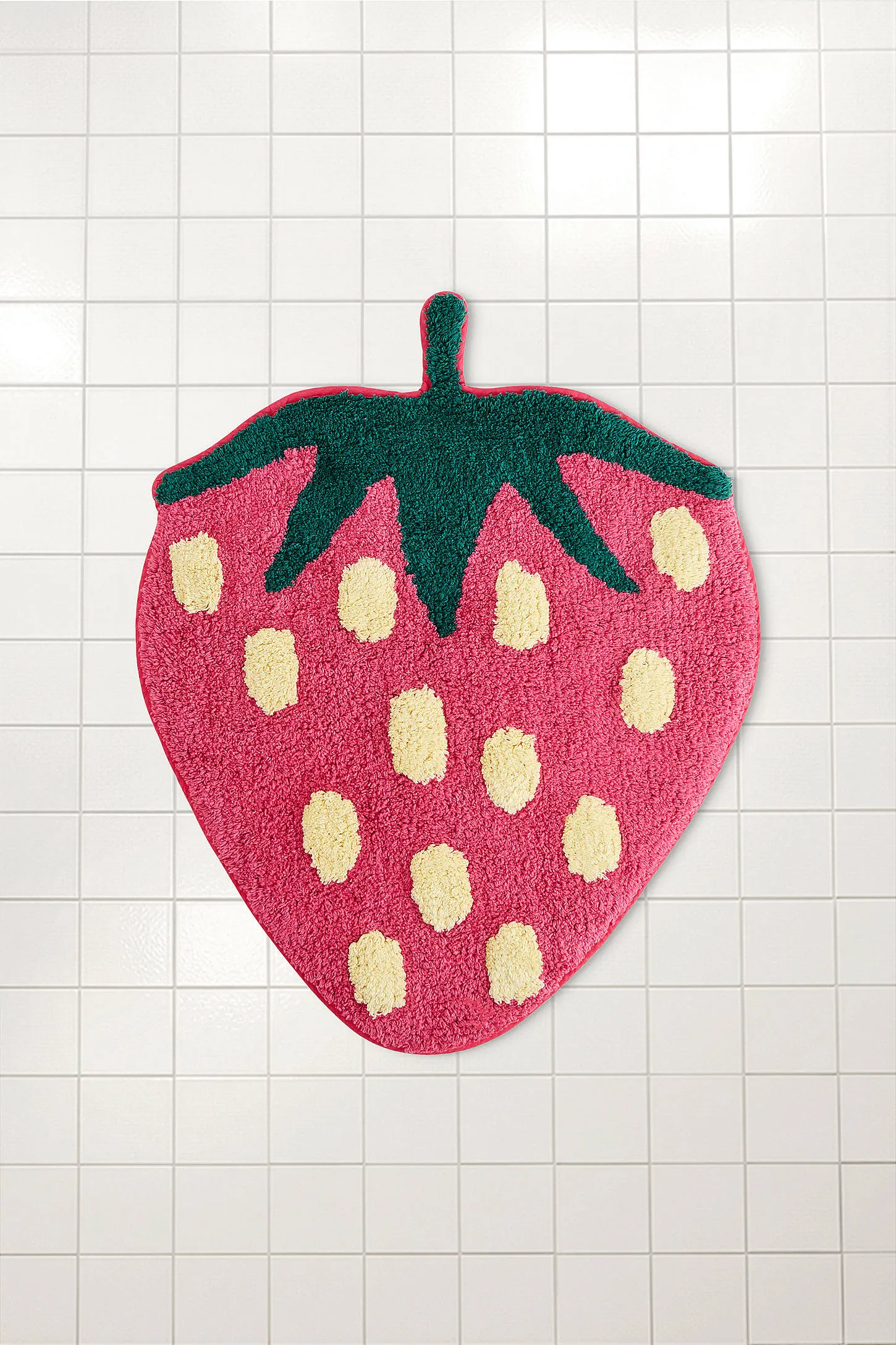 Mini Strawberry Bath Mat - Pink 2