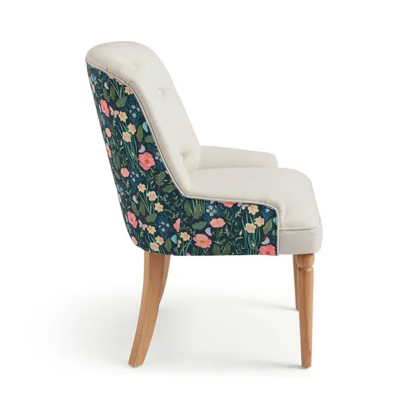 Beatrice Spring Garden Button Back Dining Chair 6