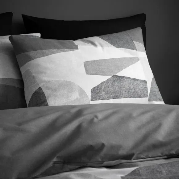 Bronte Geo Polycotton Duvet Cover & Pillowcase Set 4