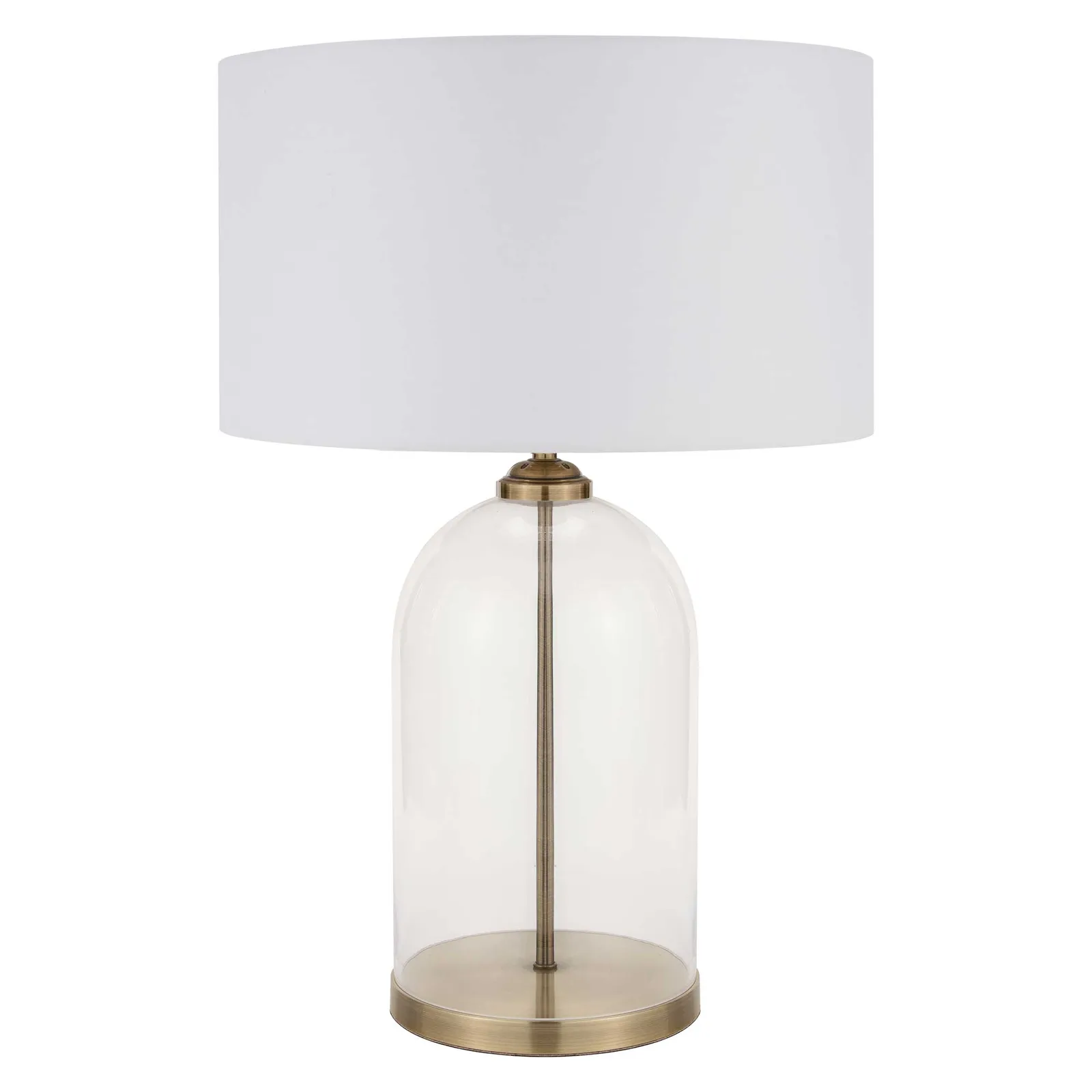 Cloche Glass Table Lamp, Gold | Barker & Stonehouse