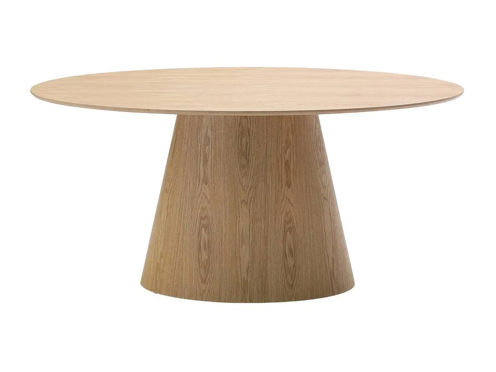 Vente-unique 6 - Seater MDF Dining Table - Light Natural - ANTELADA in Light Oak 5