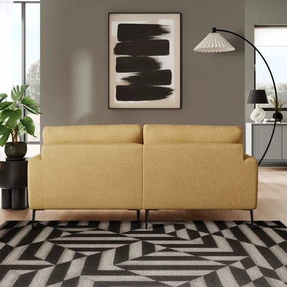 Lawson Chunky Tonal Weave Corner Chaise Sofa 3