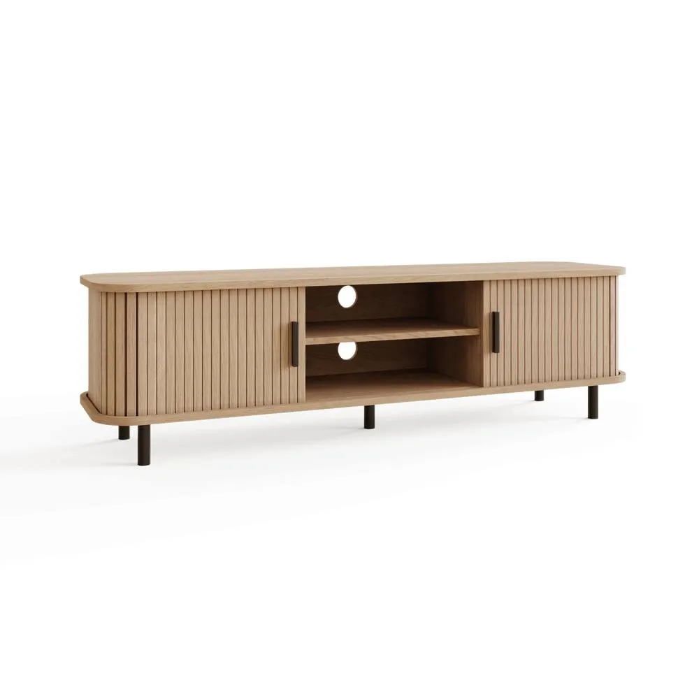 GFW Omari TV Unit in Light Oak 2