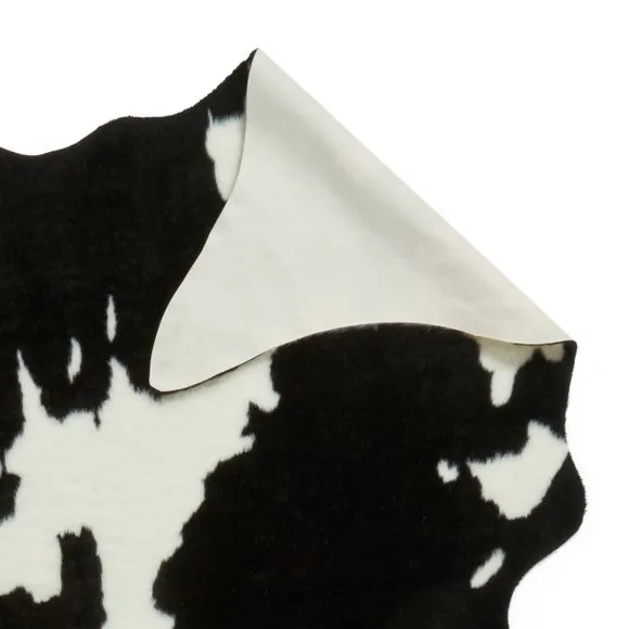 Faux Fur Cow Print Rug 3