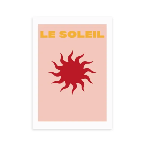 East End Prints Le Soleil Print by Inoui 2
