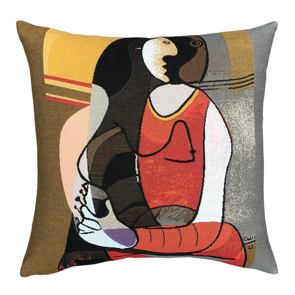 Jules Pansu Pablo Picasso Femme Assise 1927 Cushion 45 x 45cm 2