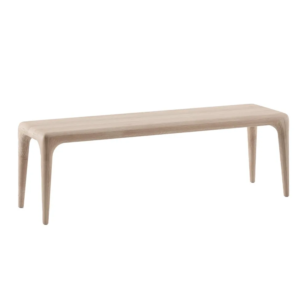 Artisan Latus Bench White Oiled Oak 160cm 2