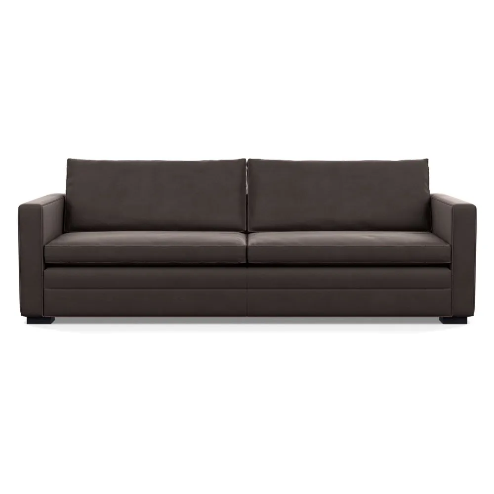 Heal's Palermo 5 Seater Sofa Nobilis Velvet Sable Black Feet 1