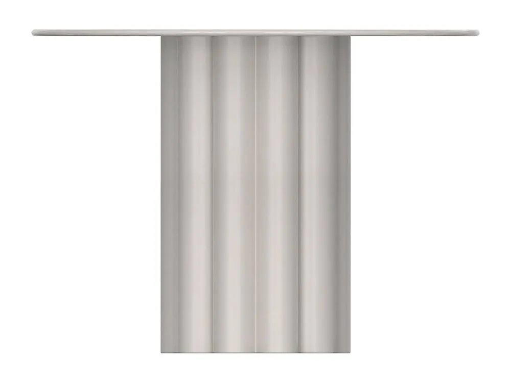 Vente-unique Metal Side Table - Cream - WODOLI in Light Grey 6