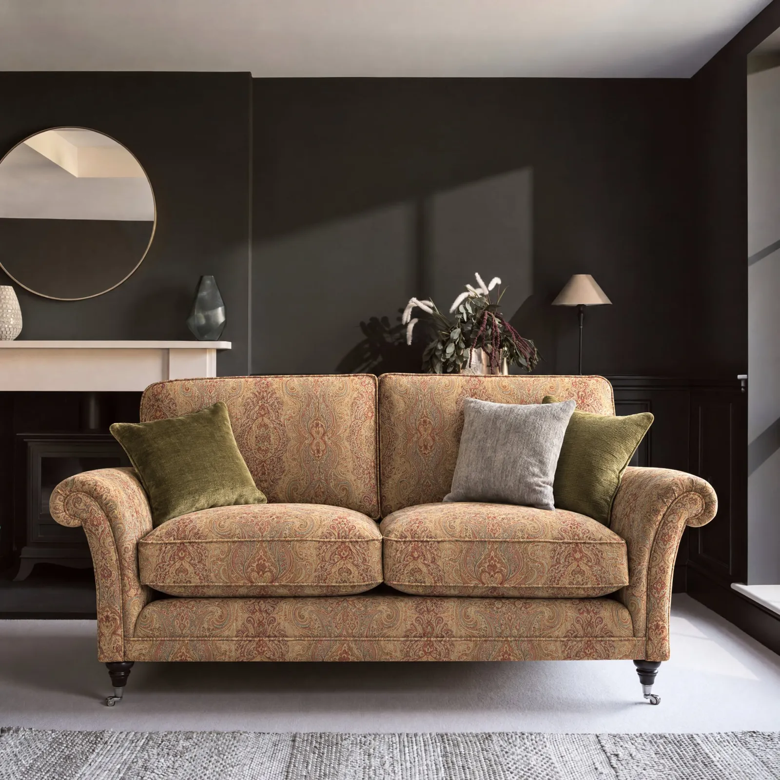 Parker Knoll Burghley Large 2 Seater Sofa Fabric | Barker & Stonehouse 2