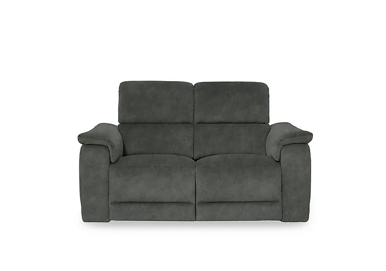Genius Fabric 2 Seater Power Recliner Sofa with Power Headrests - Dexter Moss