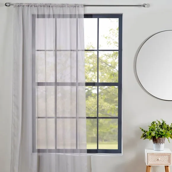 Sheer Elegance Slot Top Voile Panel 2