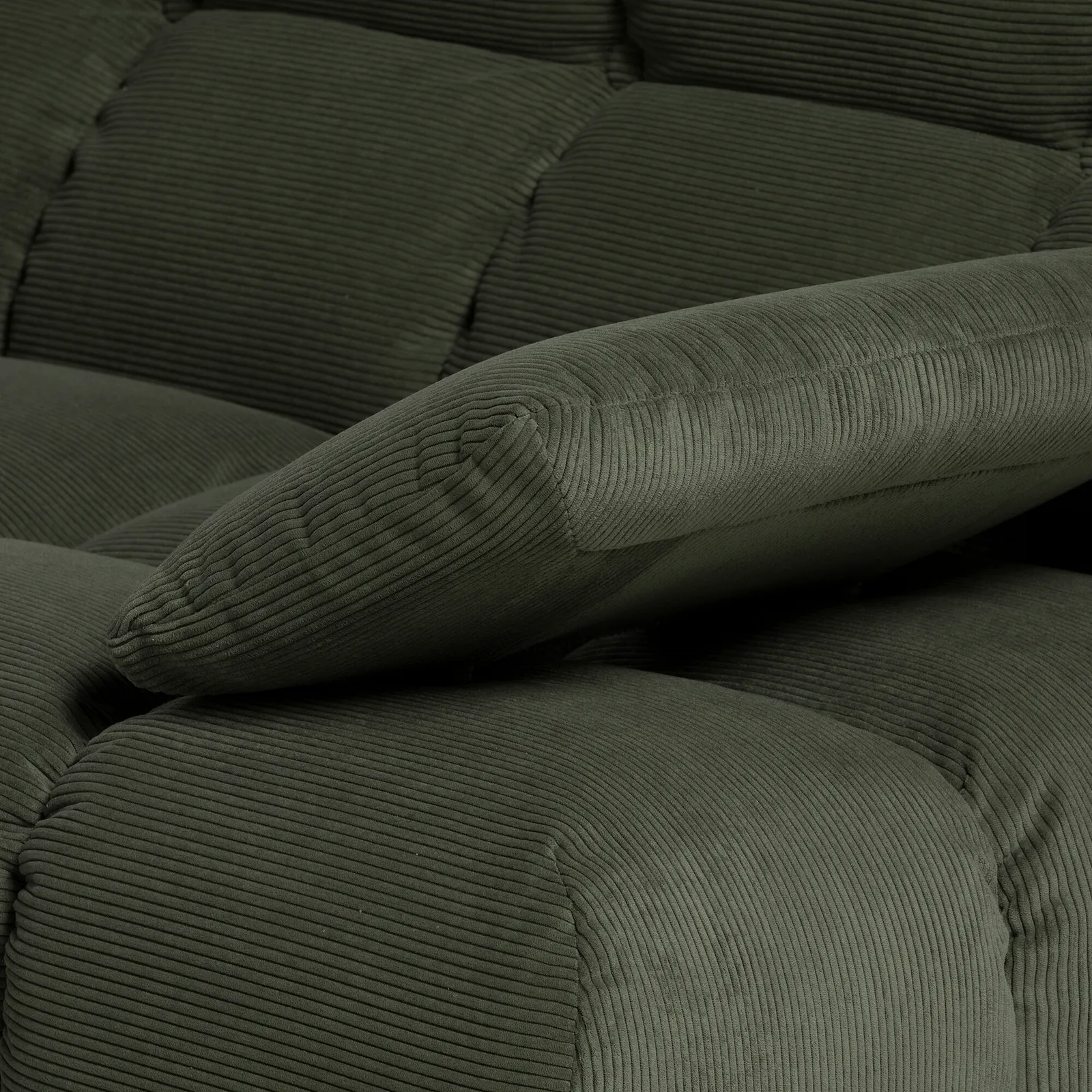 Bryce 1.5 Seater Without Armrests, Green Fabric | Barker & Stonehouse 3