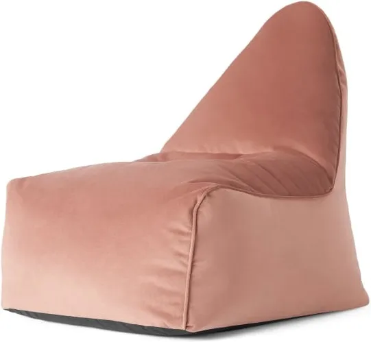Ayra Bean Chair, Blush Pink Velvet