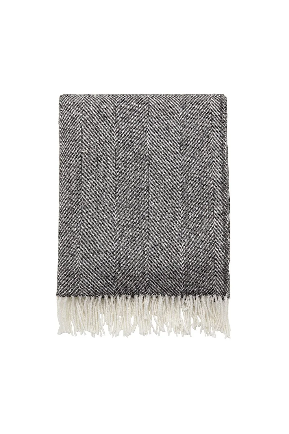 Murmur 'Ennis' Wool Throw in Grey