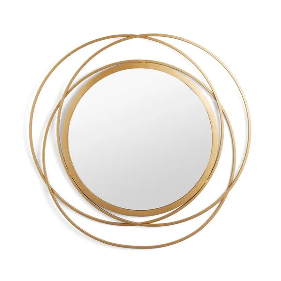 Luxe Round Indoor Outdoor Wall Mirror 4