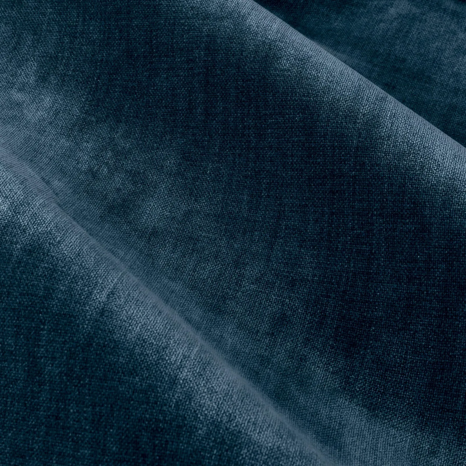 Yard Heavy Chenille Velvet Room Darkening Pencil Pleat Curtain Pair in Navy 4