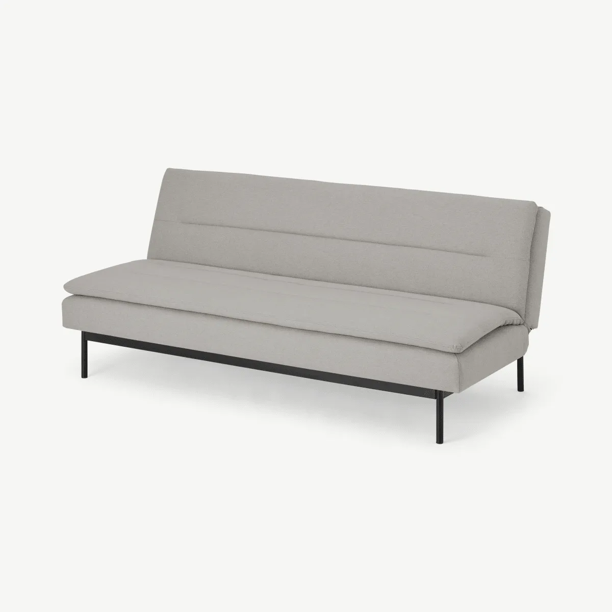 Stefan Click Clack Sofa Bed, Oslo Grey Weave