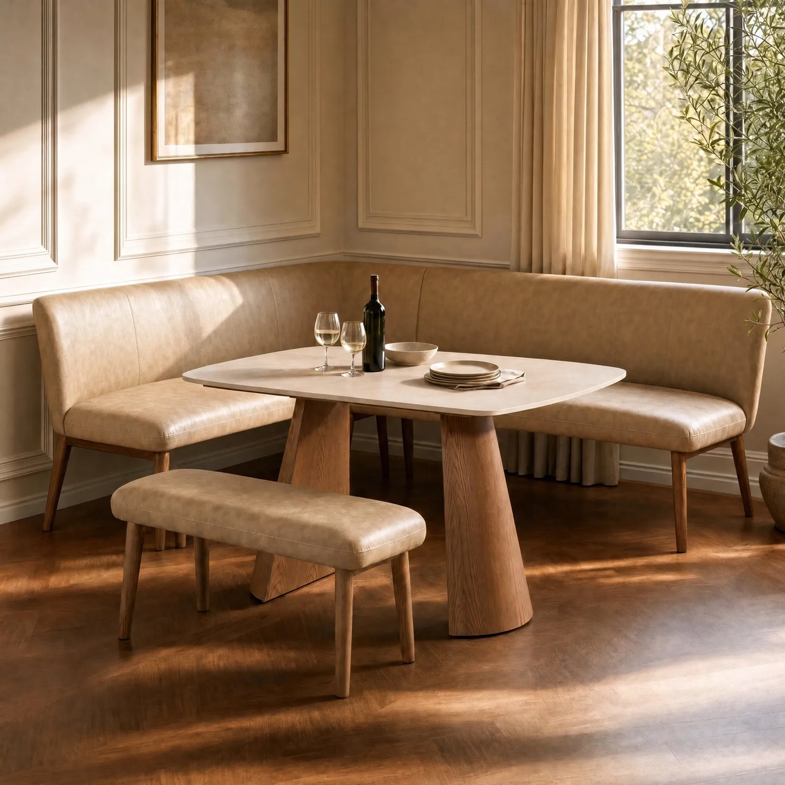 Letto Dining Corner Set Left | Barker & Stonehouse