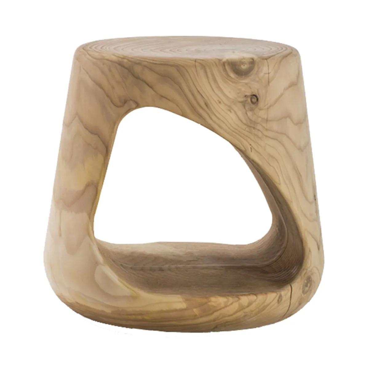 Riva 1920 Geppo Wooden Stool, Cedar