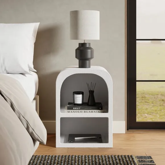 Drue Sculpted Bedside Table