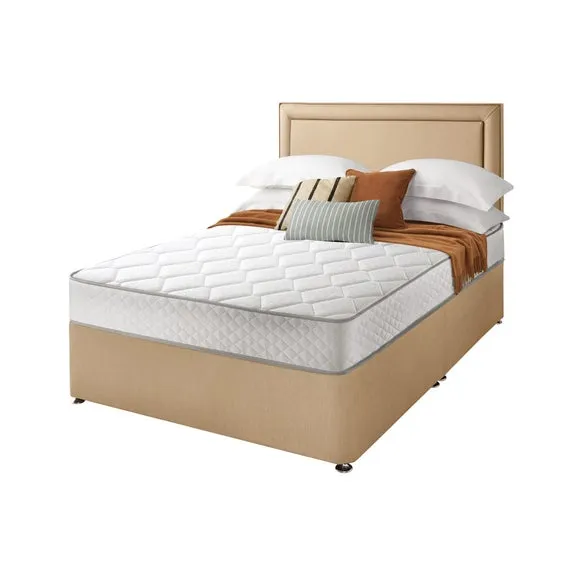 Silentnight Divan Set with Malvern Headboard and 800 Pocket Spring Memory Foam Mattress 6