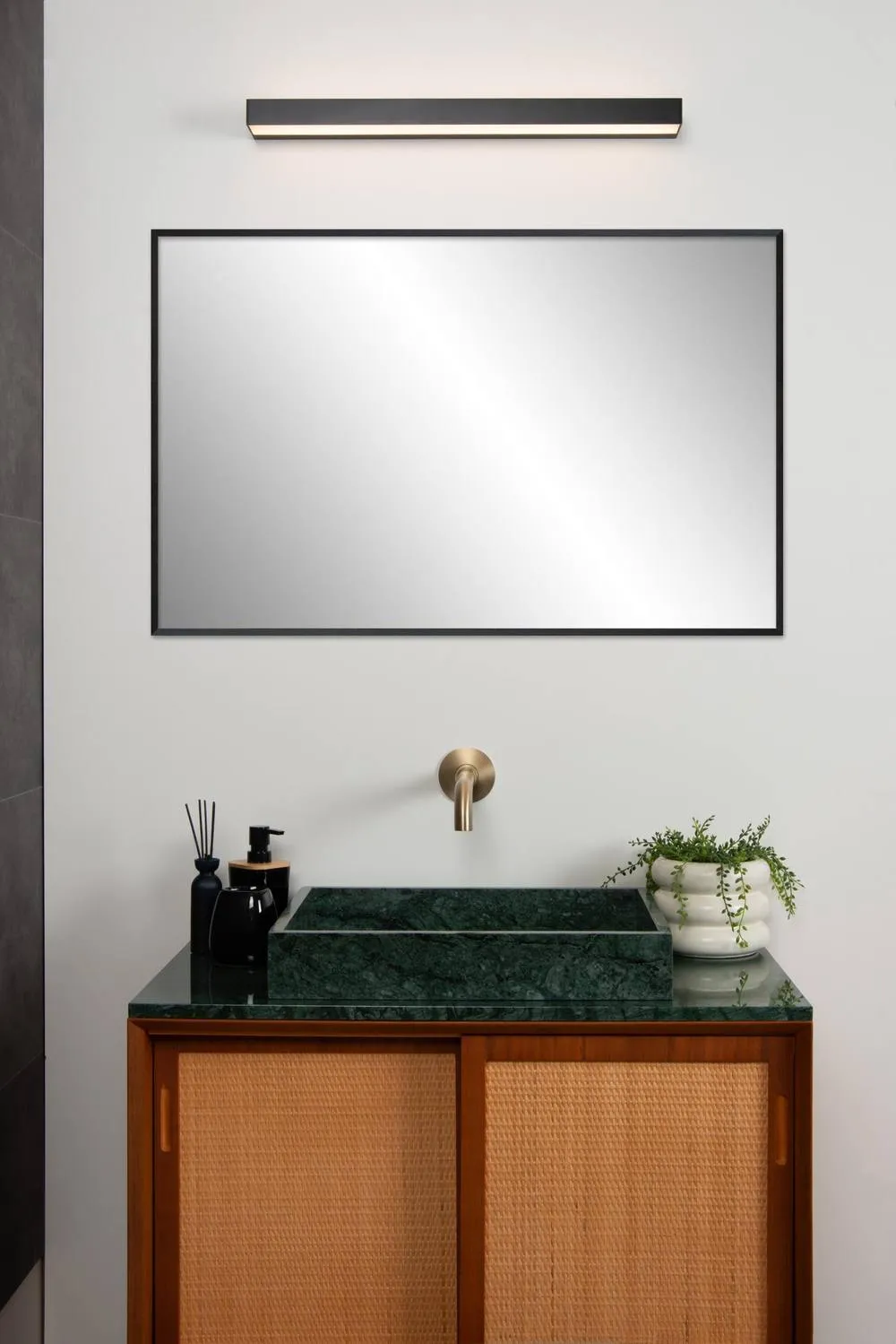 Netlighting Modern Wall Light Bathroom LED 1x8W 3000K IP44 Black 4