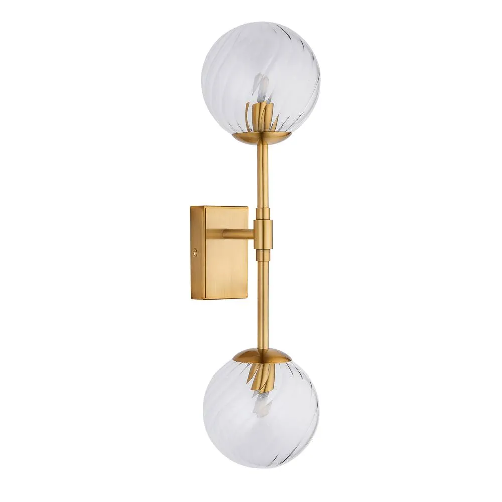 Netlighting Rome Globe Wall Lights & Glass 2x LED G9 in Yellow 6