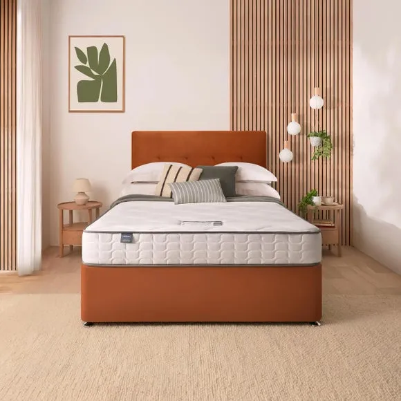 Silentnight Divan Bed With Francisco Velvet Headboard and 800 Pocket Sprung Mattress 2
