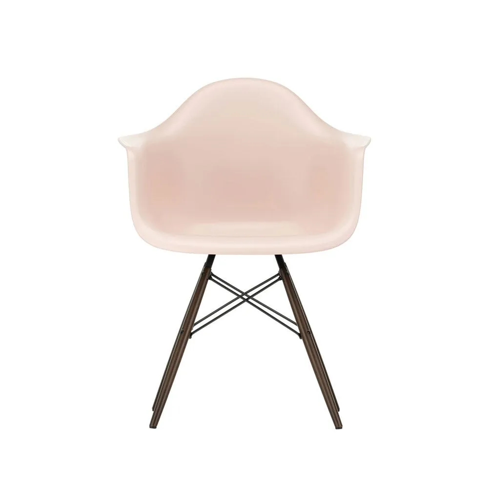 Vitra Eames DAW Armchair New Height Pale Rose Dark Maple Base 2