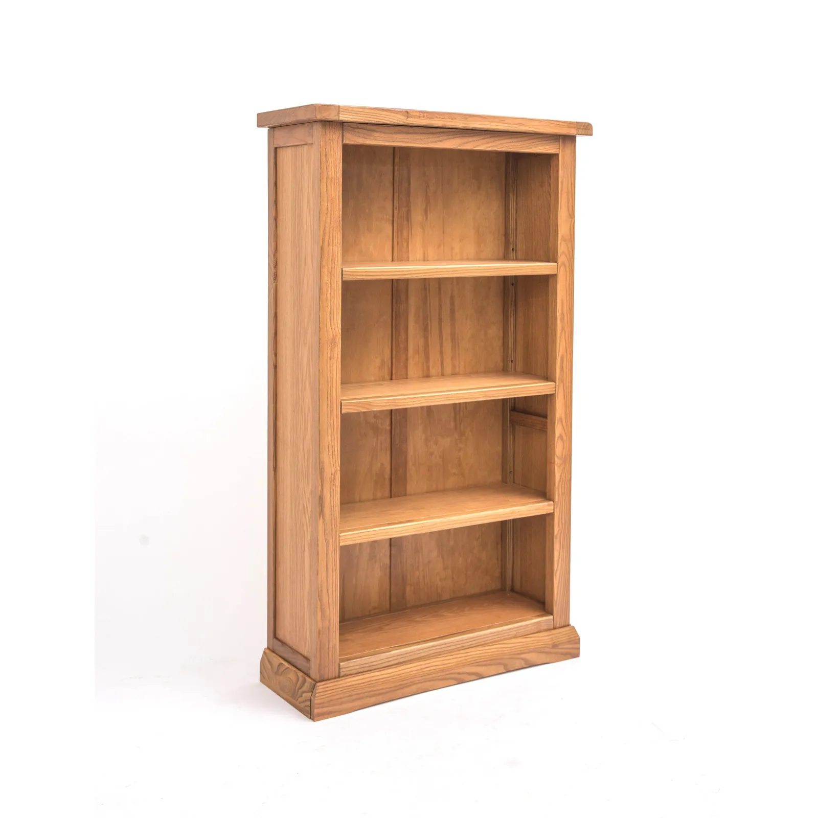 Cabinet Bits Bookcase with plinth 120x70x25cm in Light Brown 2