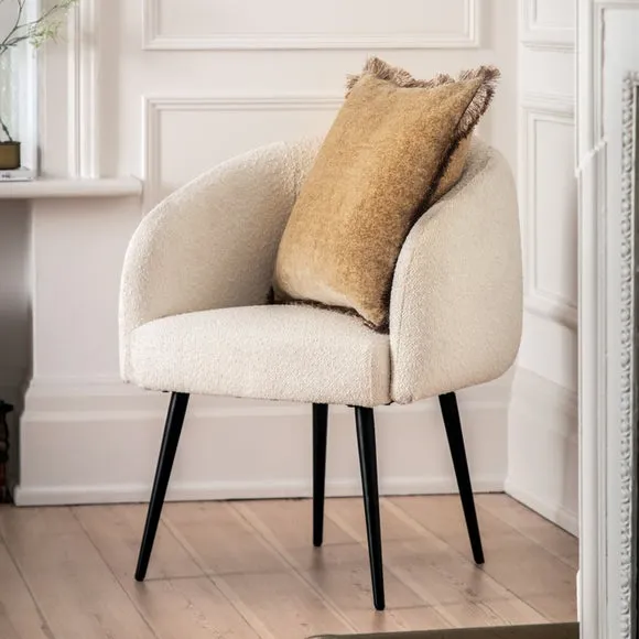 Blaine Boucle Tub Chair 2