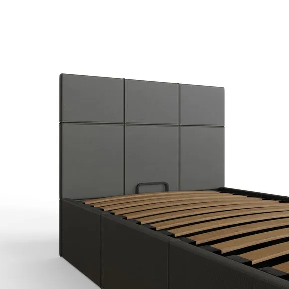 Side Lift Ottoman Bed, Faux Leather 6