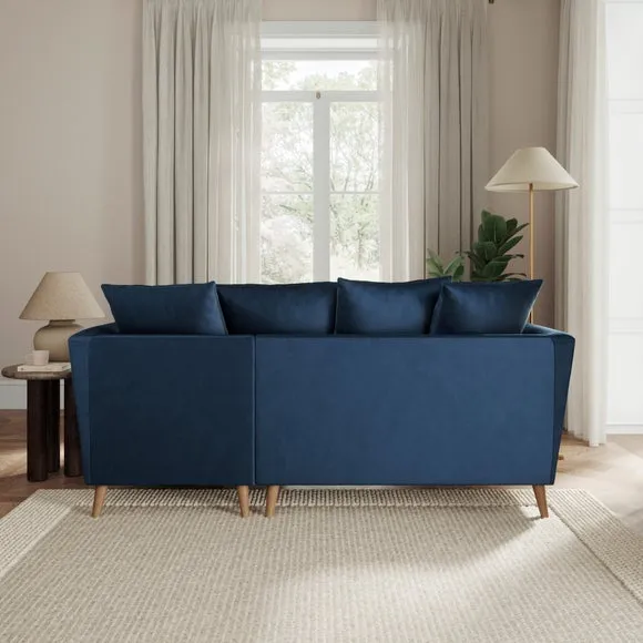 Bess Corner Chaise Sofa, Opulent Velvet 3