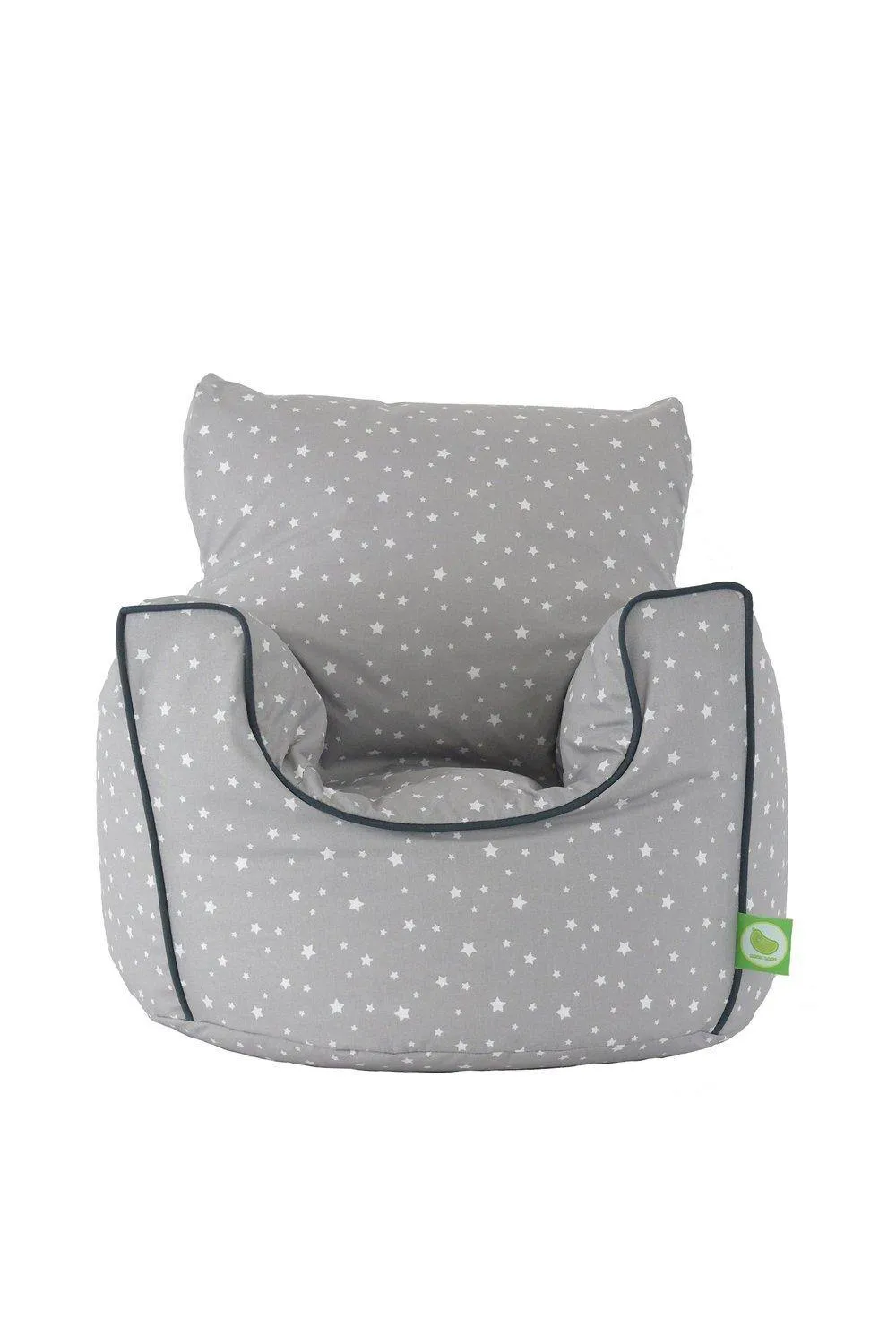 Bean Lazy Cotton Grey Stars Bean Bag Arm Chair with Beans Child / Teen size