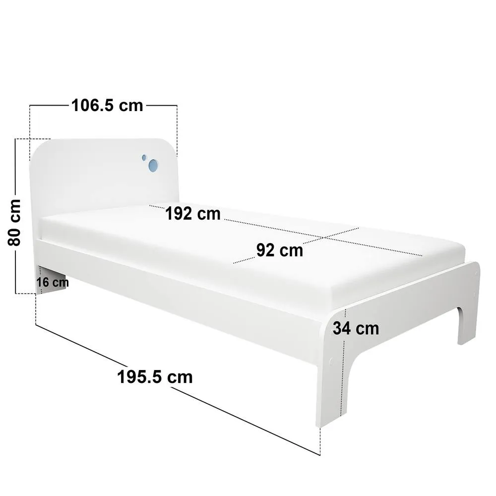 Flair Livana Single Bed White 5