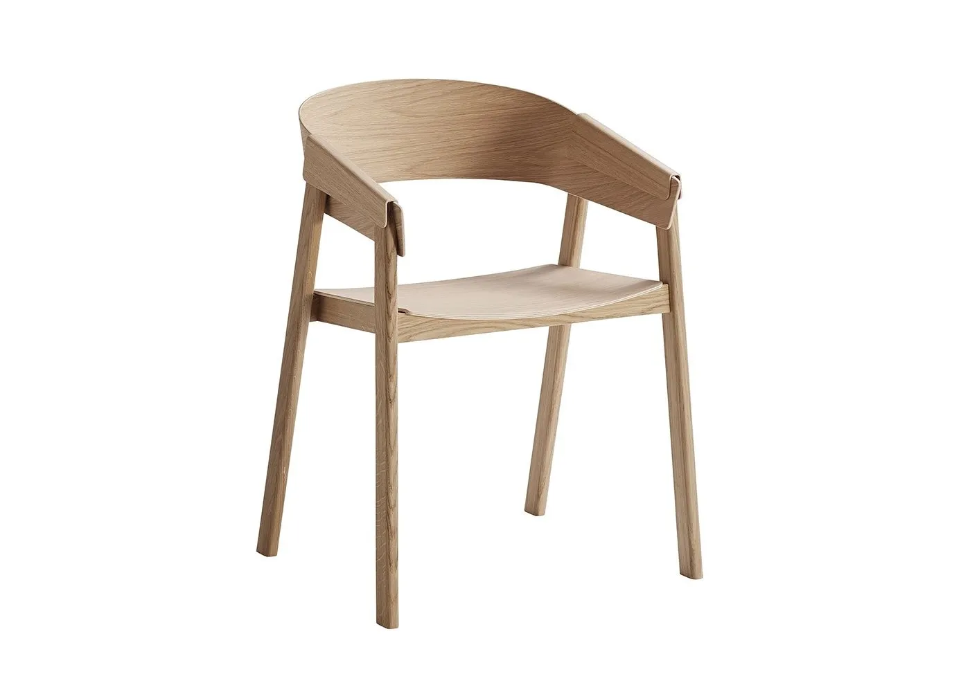Muuto Cover Armchair Oak 1