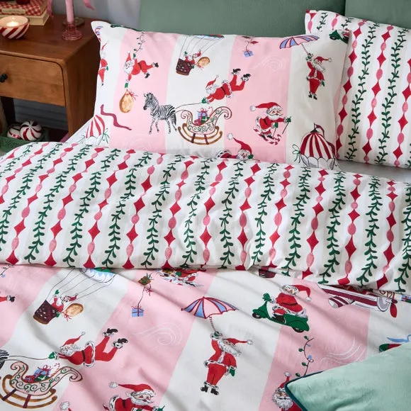 Furn. Passport To The North Pole Brushed Polycotton Duvet Cover & Pillowcase Set 3