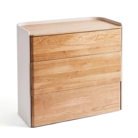 Reggie 3 Drawer Chest, Oak Effect 5