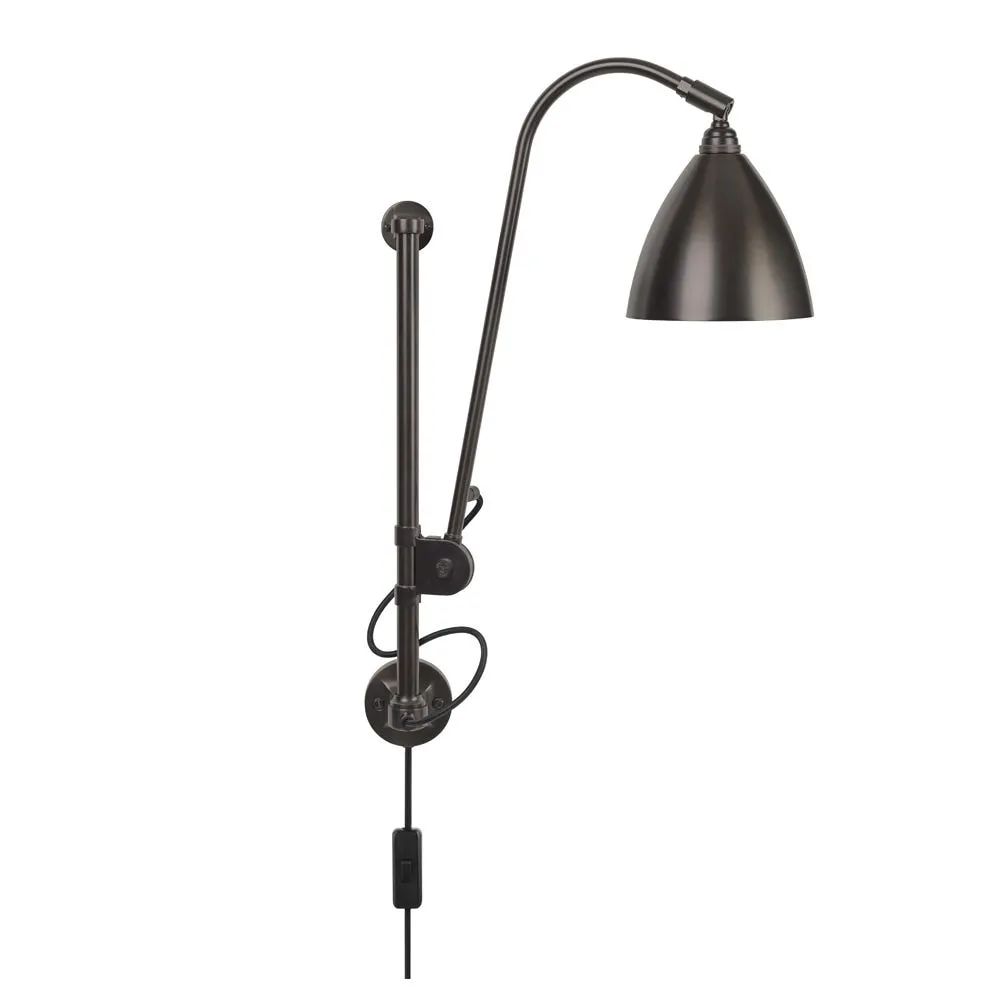 Gubi Bestlite BL5 Wall Lamp Black Brass Base Black Brass Shade 2