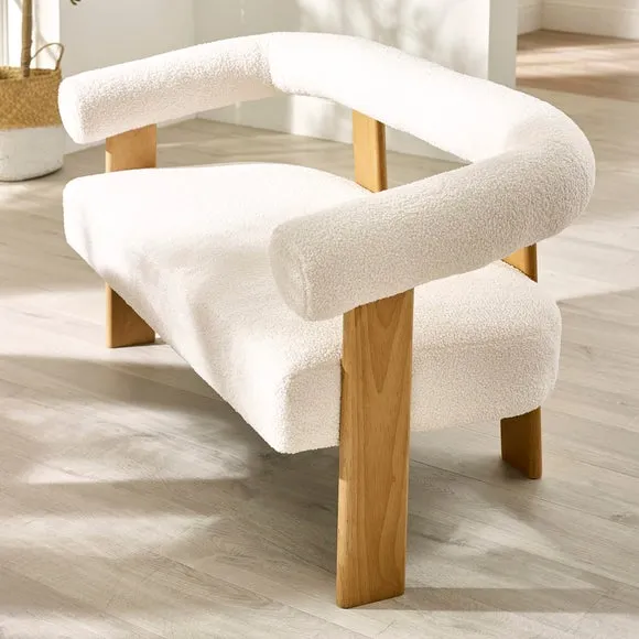 Freya Boucle 2 Seater Sofa 2