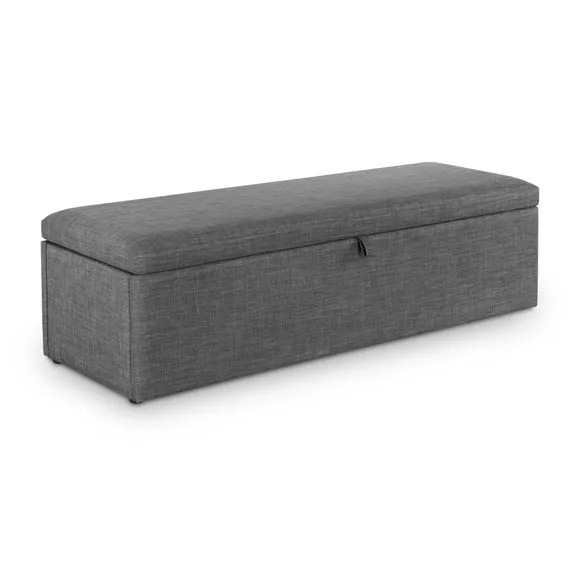 Sorrento Linen Ottoman 3