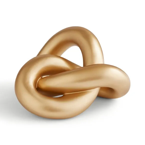 Gold Knot Ornament 3