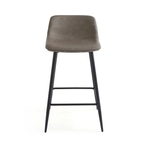 Jayden Counter Height Bar Stool, Faux Leather 5