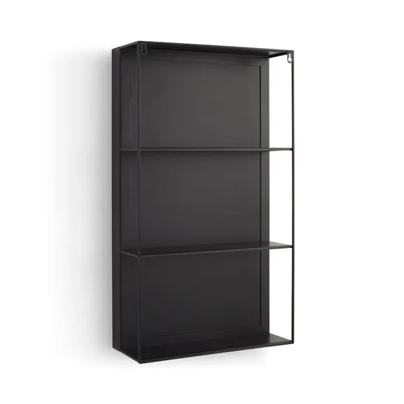 New York Rectangle Wall Mirror with Shelves 4