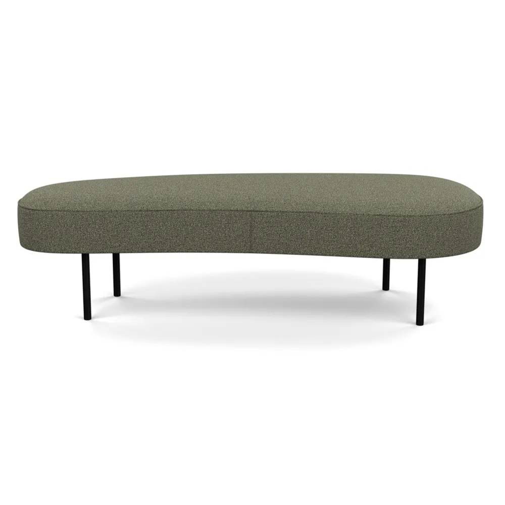 Heal's Isola Large Ottoman Loop Boucle Forest Black Feet