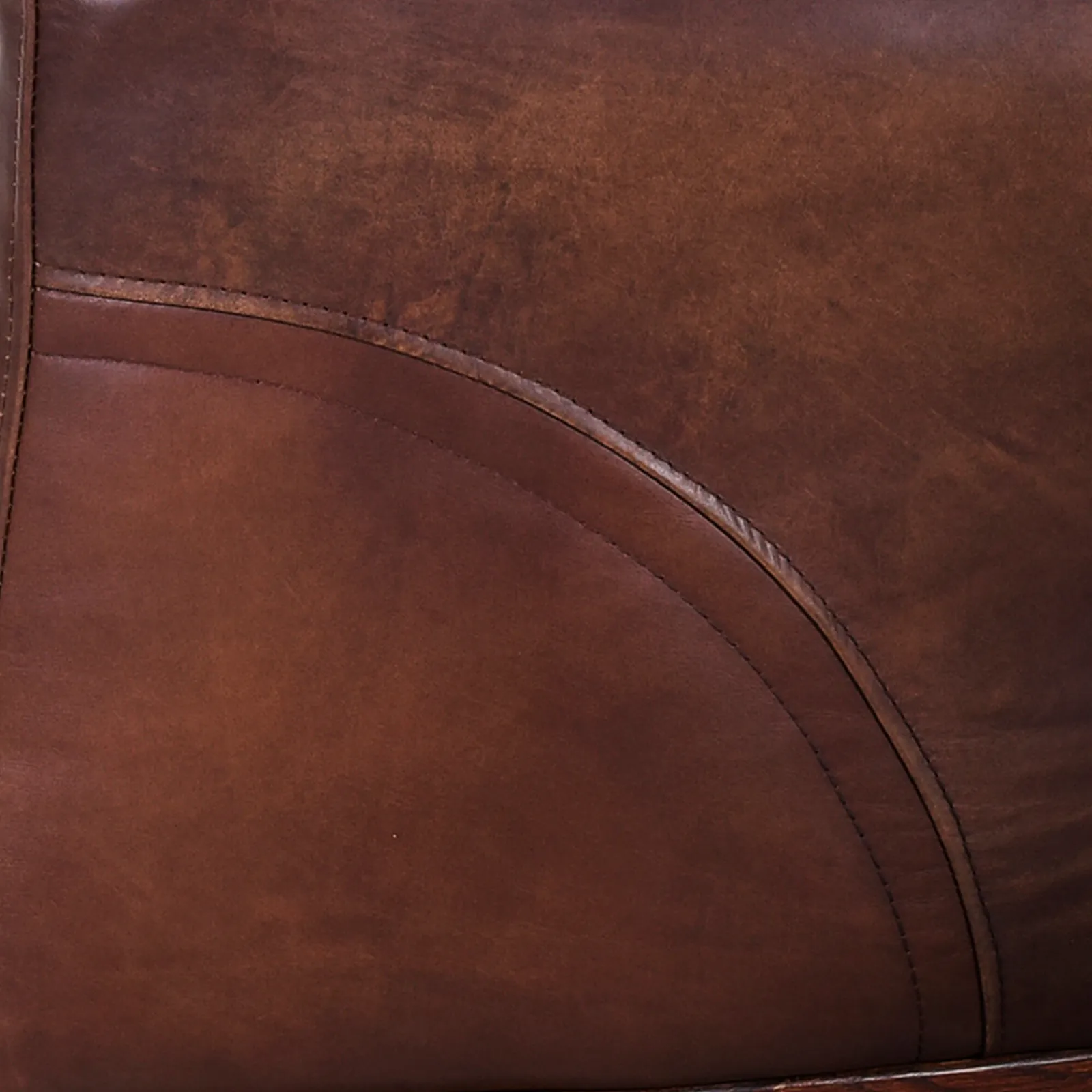 Timothy Oulton Saddle Footstool Leather | Barker & Stonehouse 5